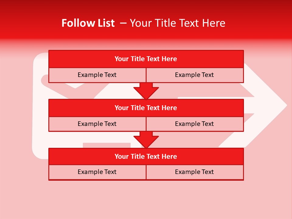 Orange Departing Flights Sign With Arrow PowerPoint Template