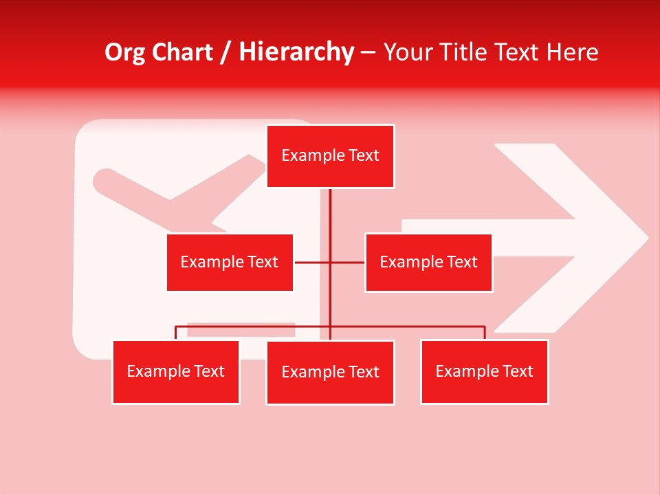 Orange Departing Flights Sign With Arrow PowerPoint Template