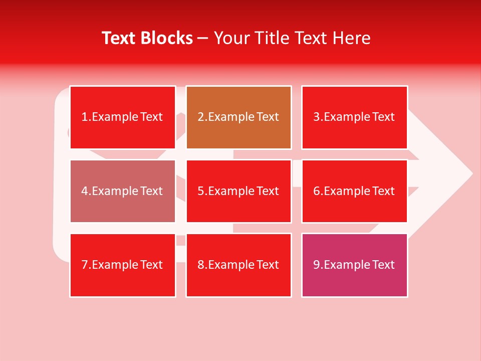 Orange Departing Flights Sign With Arrow PowerPoint Template