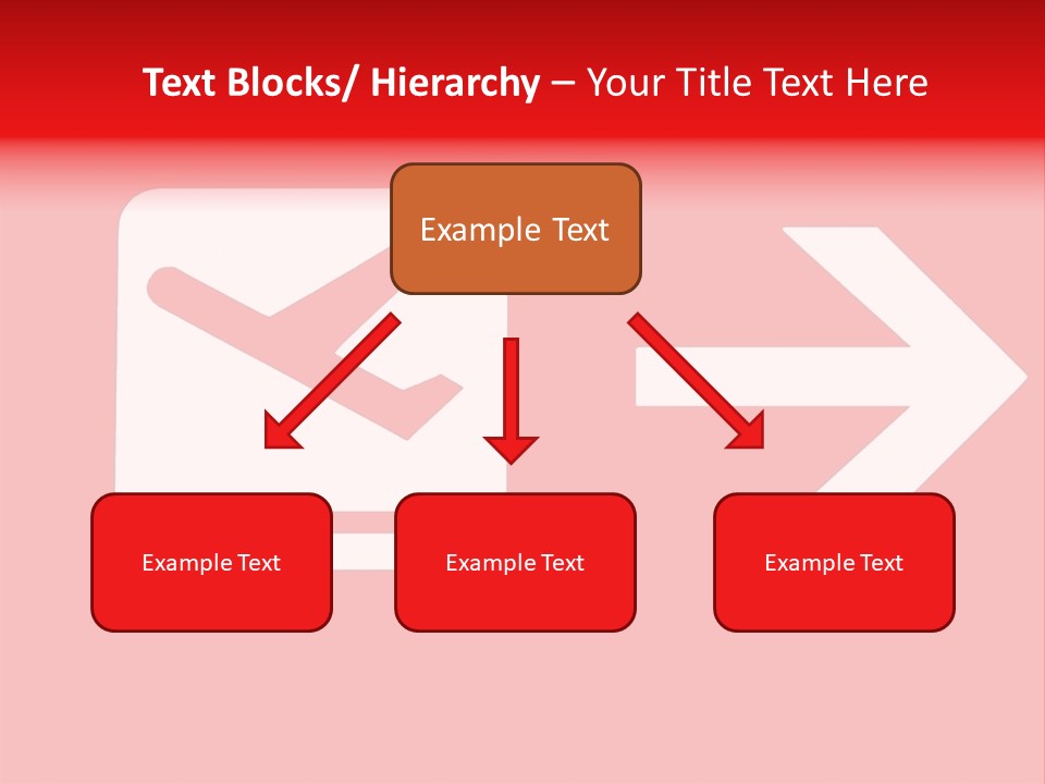 Orange Departing Flights Sign With Arrow PowerPoint Template