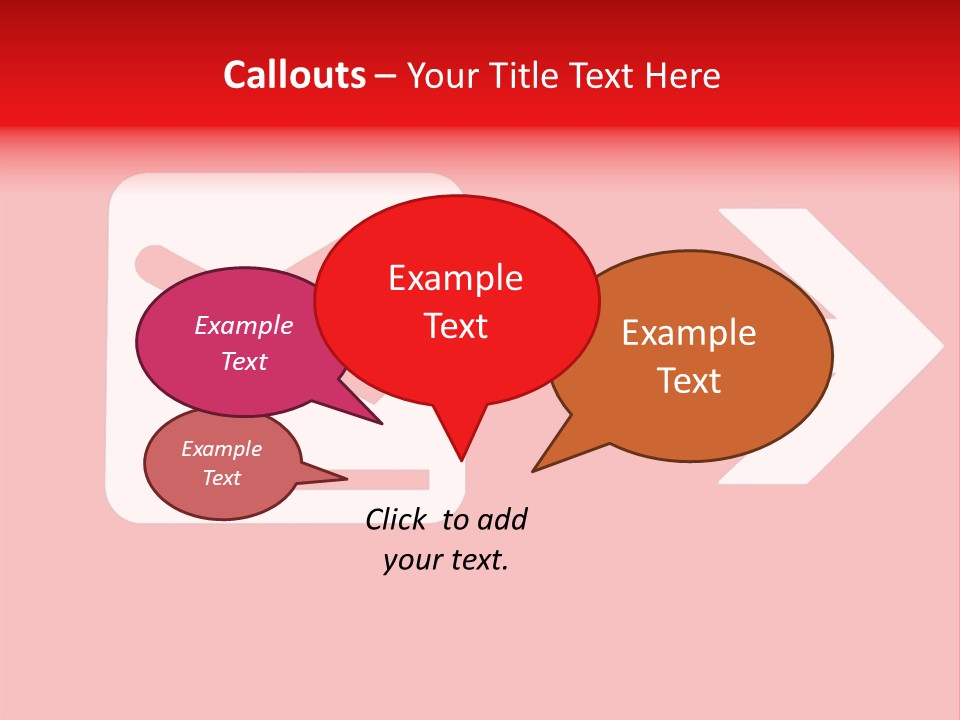 Orange Departing Flights Sign With Arrow PowerPoint Template