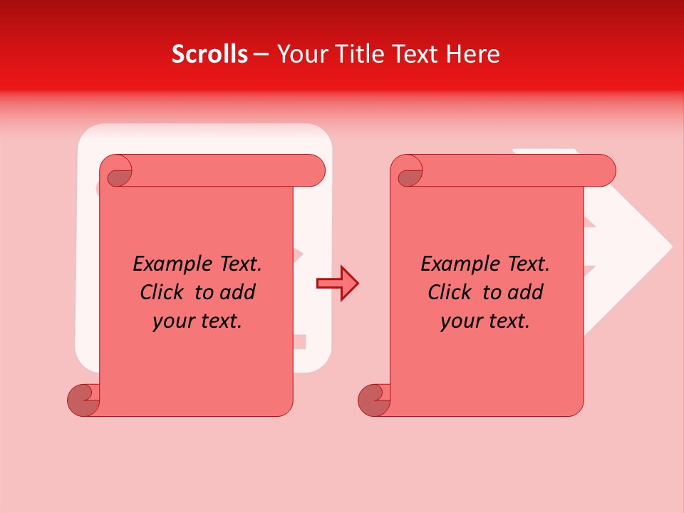 Orange Departing Flights Sign With Arrow PowerPoint Template