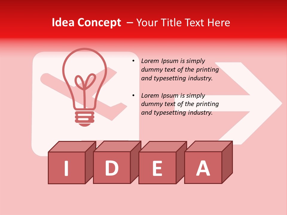 Orange Departing Flights Sign With Arrow PowerPoint Template