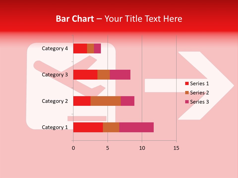 Orange Departing Flights Sign With Arrow PowerPoint Template