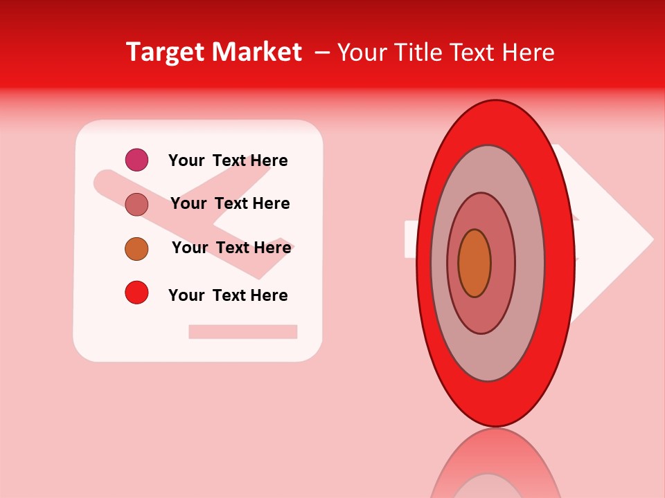 Orange Departing Flights Sign With Arrow PowerPoint Template