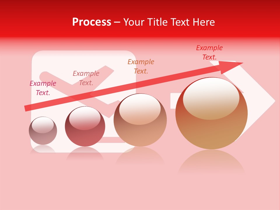 Orange Departing Flights Sign With Arrow PowerPoint Template