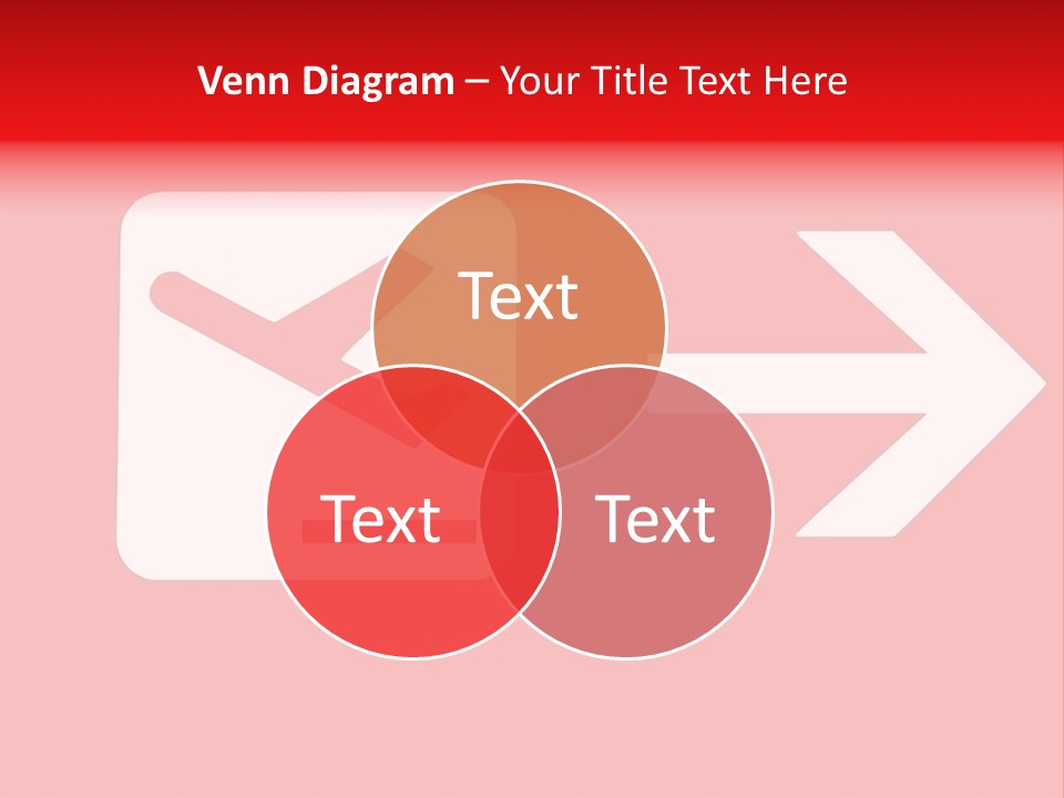 Orange Departing Flights Sign With Arrow PowerPoint Template
