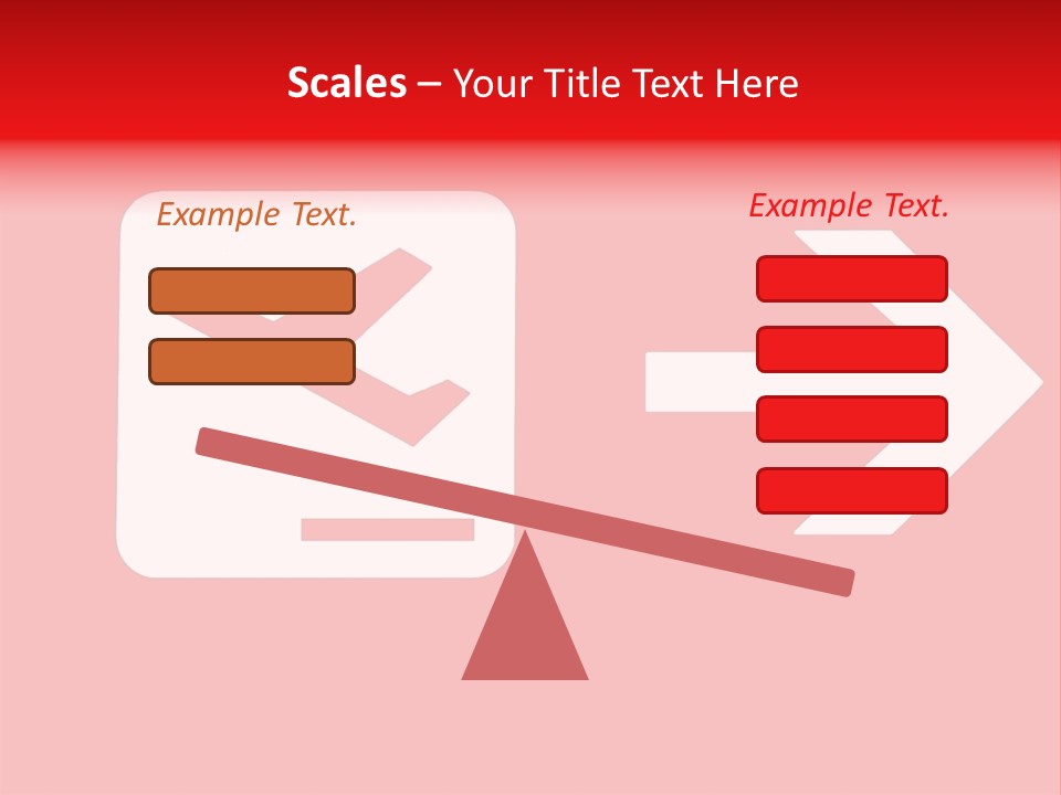 Orange Departing Flights Sign With Arrow PowerPoint Template