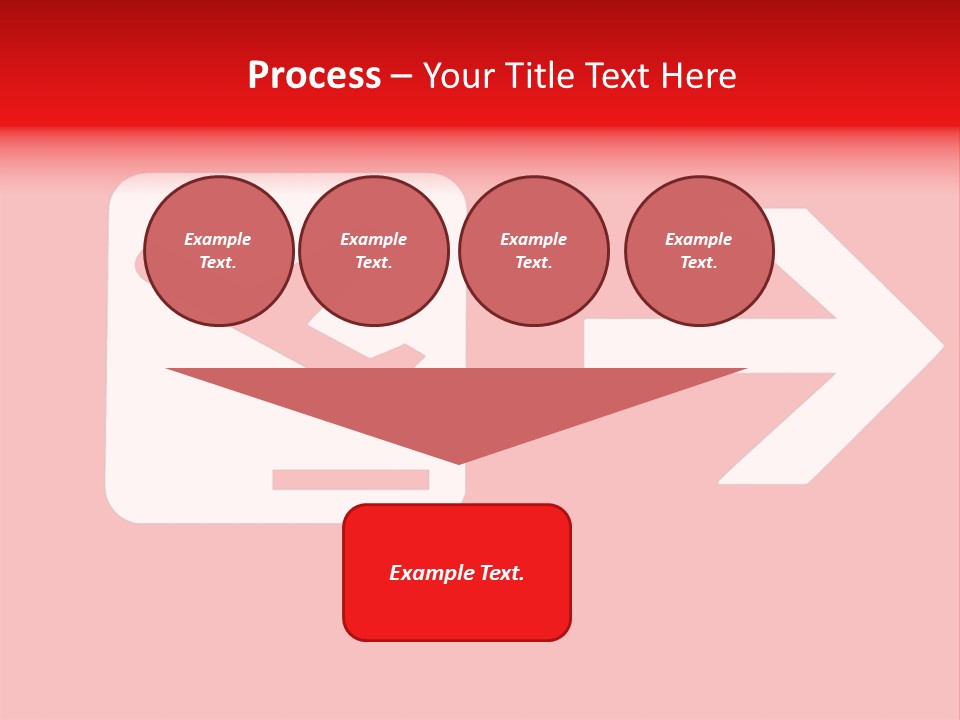 Orange Departing Flights Sign With Arrow PowerPoint Template