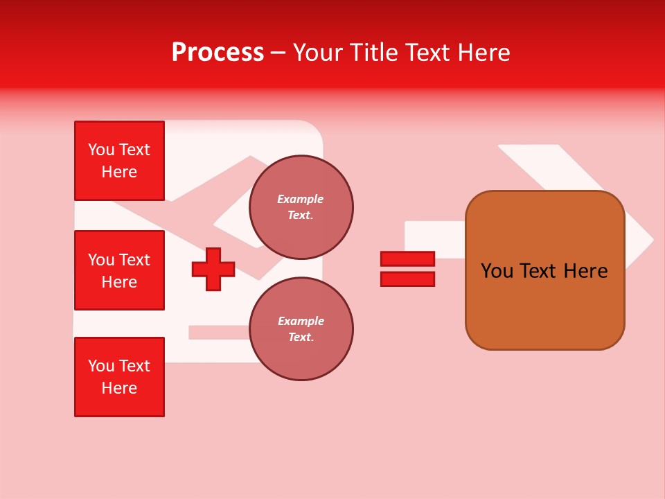 Orange Departing Flights Sign With Arrow PowerPoint Template