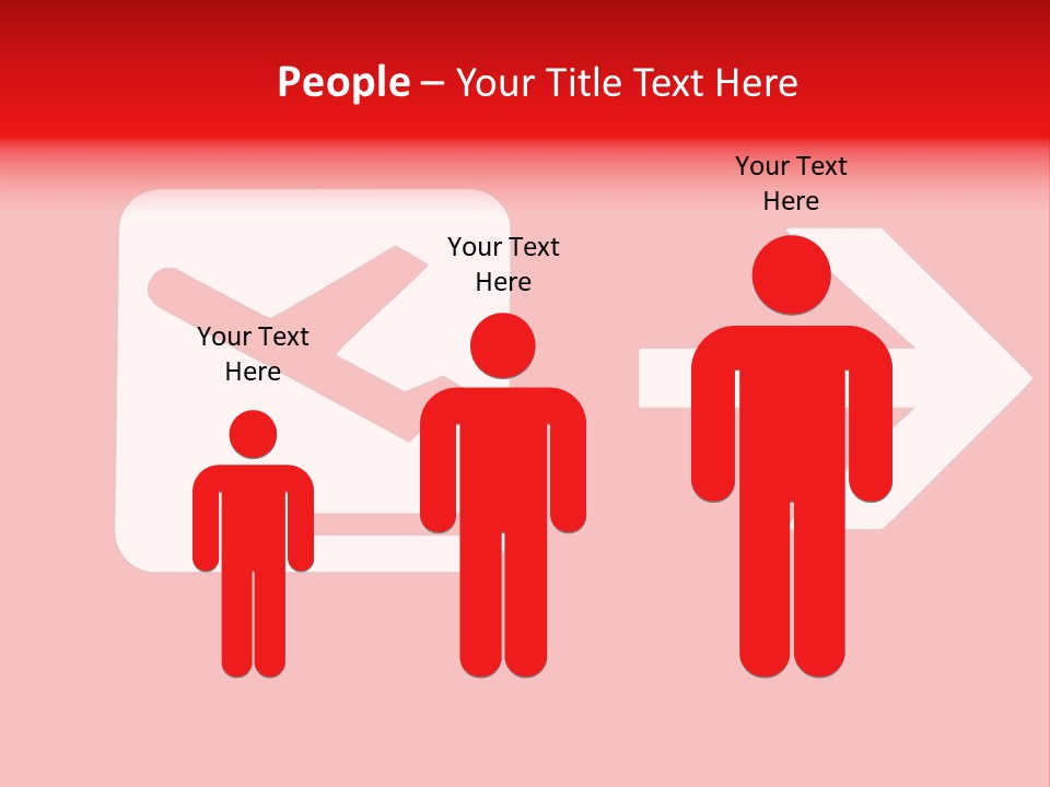 Orange Departing Flights Sign With Arrow PowerPoint Template