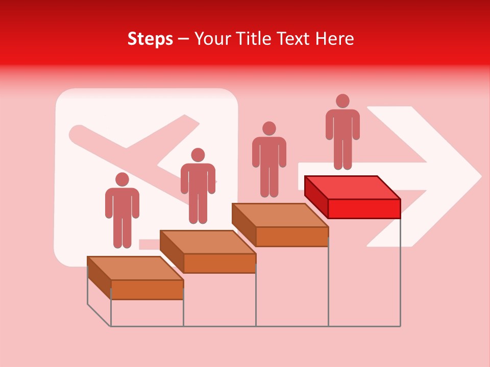 Orange Departing Flights Sign With Arrow PowerPoint Template