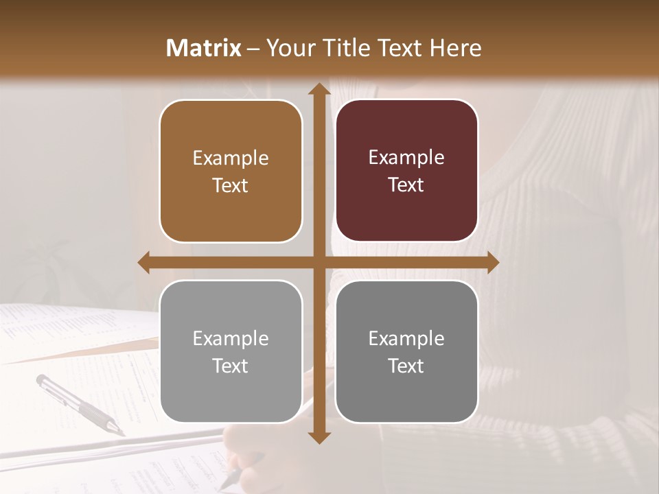 Upscale Luxury Home With Christmas Lights PowerPoint Template