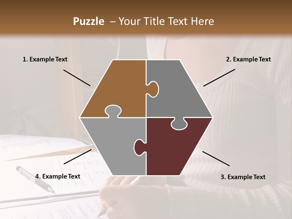 Upscale Luxury Home With Christmas Lights PowerPoint Template