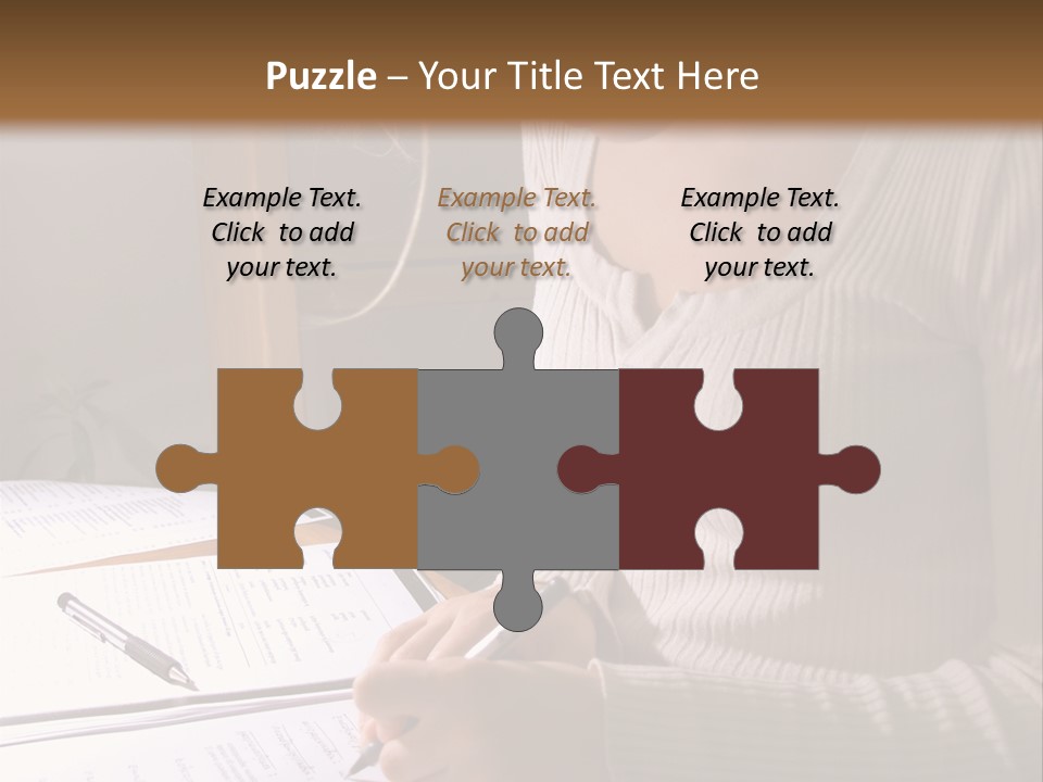 Upscale Luxury Home With Christmas Lights PowerPoint Template