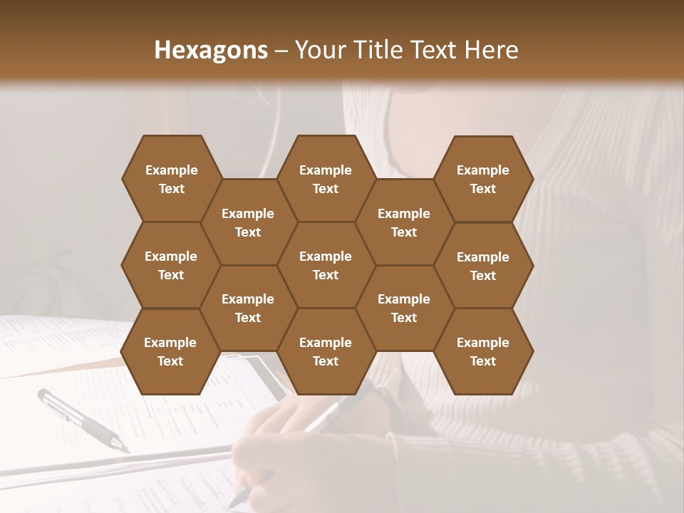 Upscale Luxury Home With Christmas Lights PowerPoint Template