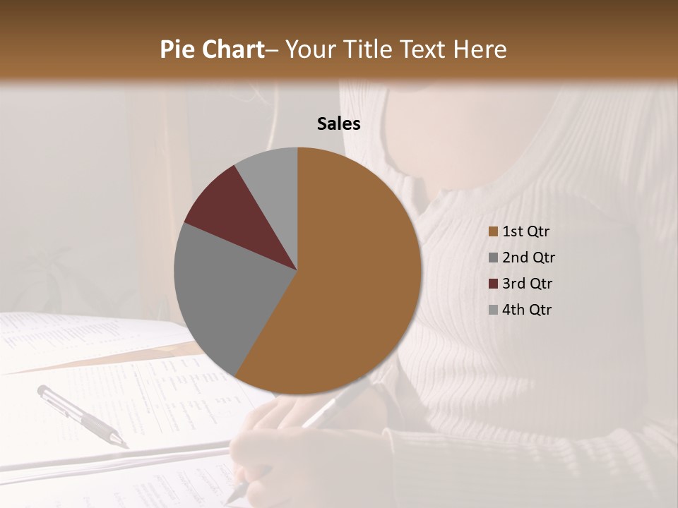 Upscale Luxury Home With Christmas Lights PowerPoint Template