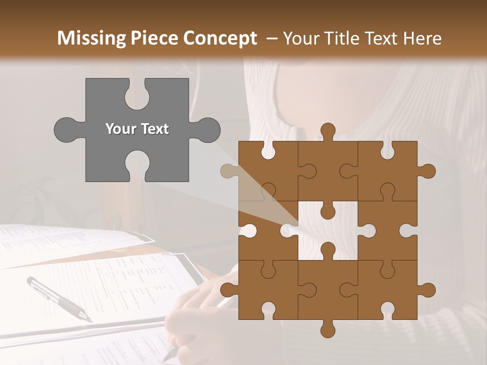 Upscale Luxury Home With Christmas Lights PowerPoint Template