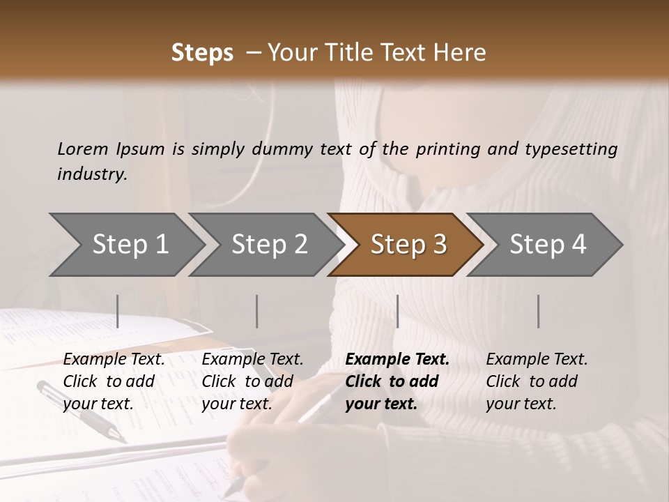 Upscale Luxury Home With Christmas Lights PowerPoint Template