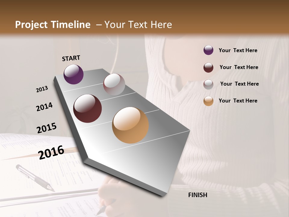 Upscale Luxury Home With Christmas Lights PowerPoint Template