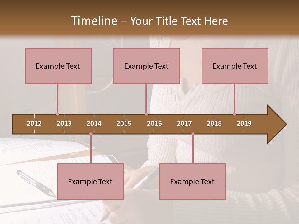 Upscale Luxury Home With Christmas Lights PowerPoint Template