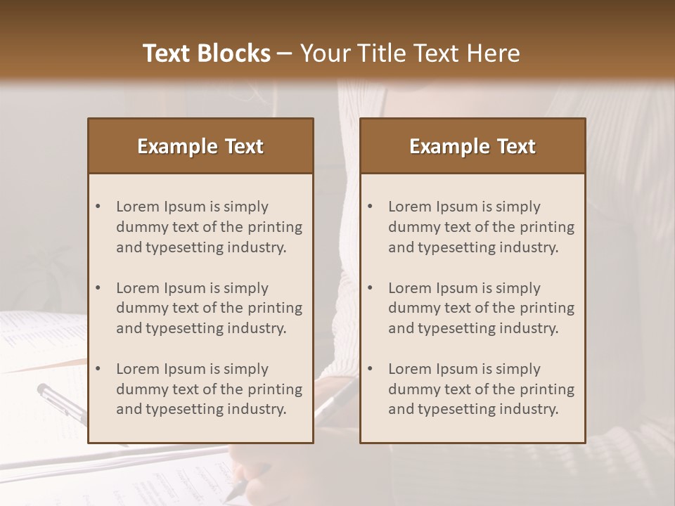 Upscale Luxury Home With Christmas Lights PowerPoint Template