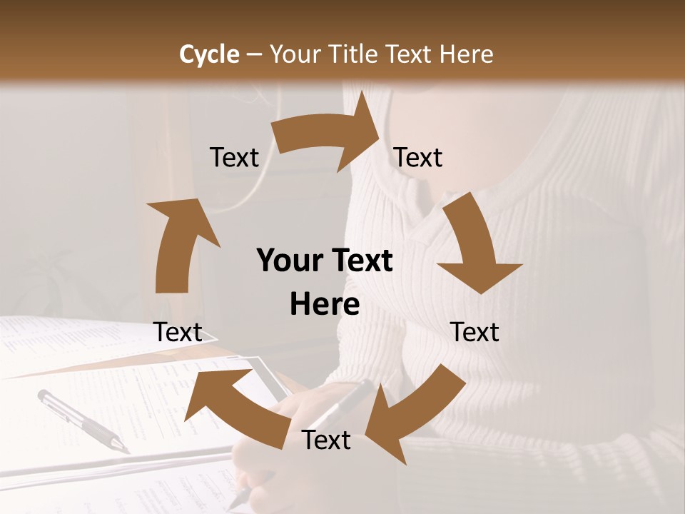 Upscale Luxury Home With Christmas Lights PowerPoint Template