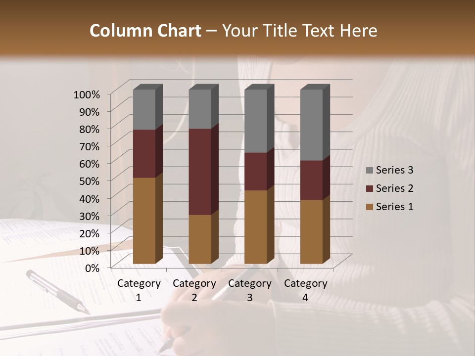 Upscale Luxury Home With Christmas Lights PowerPoint Template