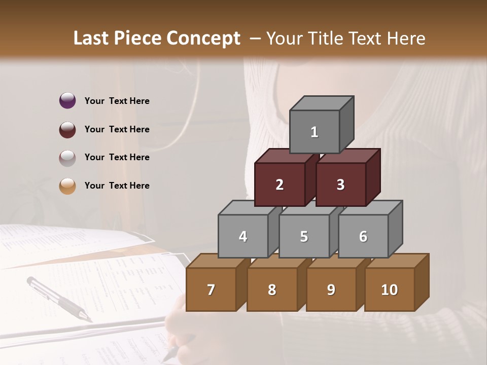 Upscale Luxury Home With Christmas Lights PowerPoint Template