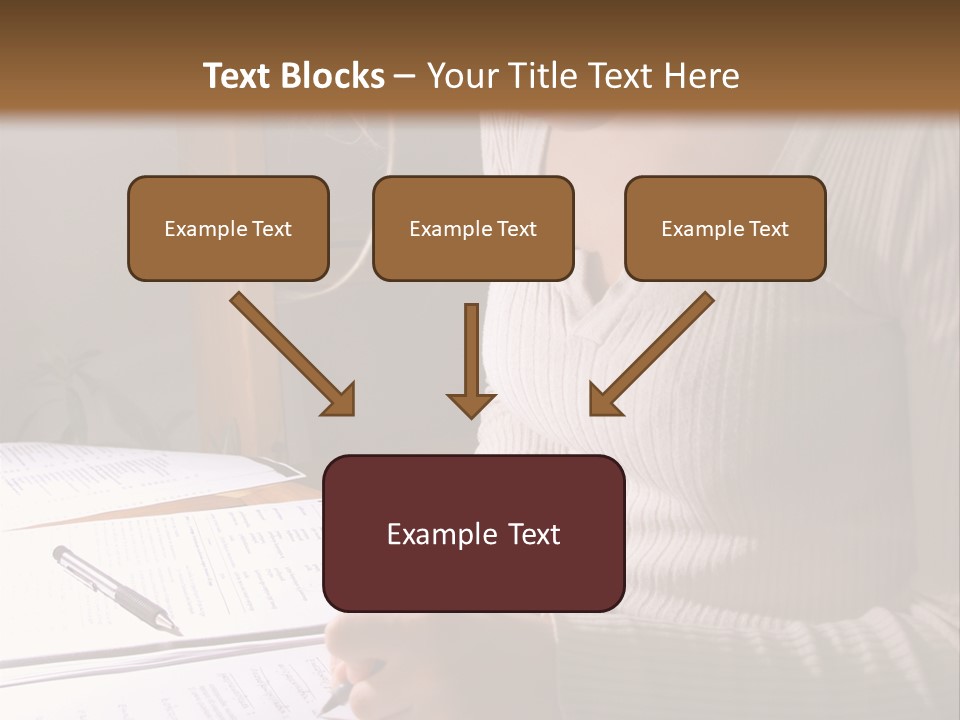 Upscale Luxury Home With Christmas Lights PowerPoint Template