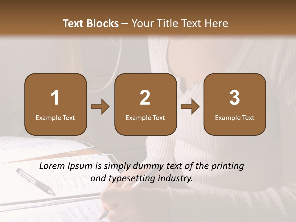 Upscale Luxury Home With Christmas Lights PowerPoint Template