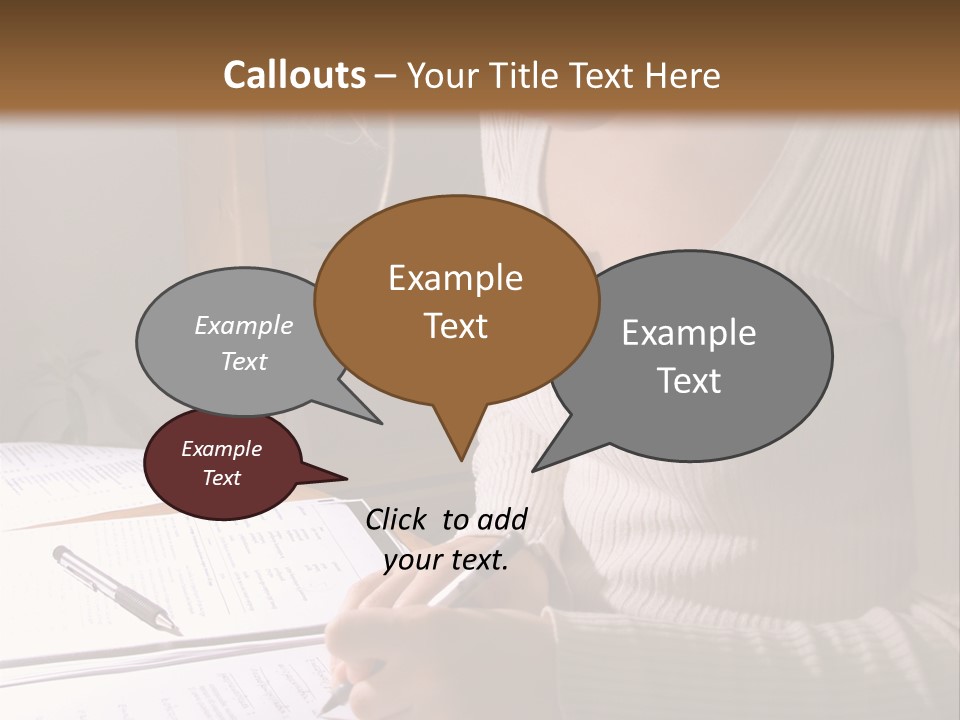 Upscale Luxury Home With Christmas Lights PowerPoint Template