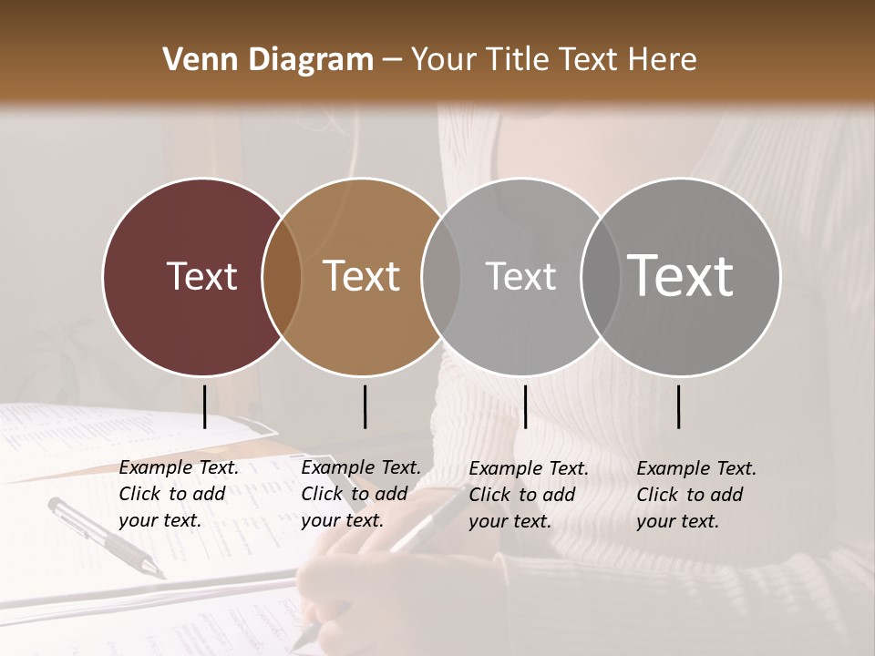 Upscale Luxury Home With Christmas Lights PowerPoint Template