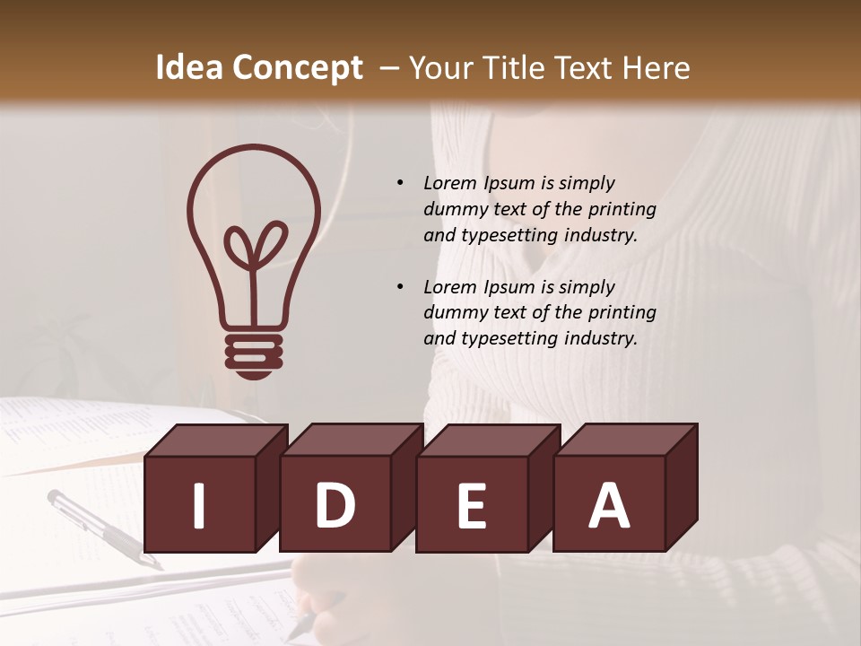 Upscale Luxury Home With Christmas Lights PowerPoint Template