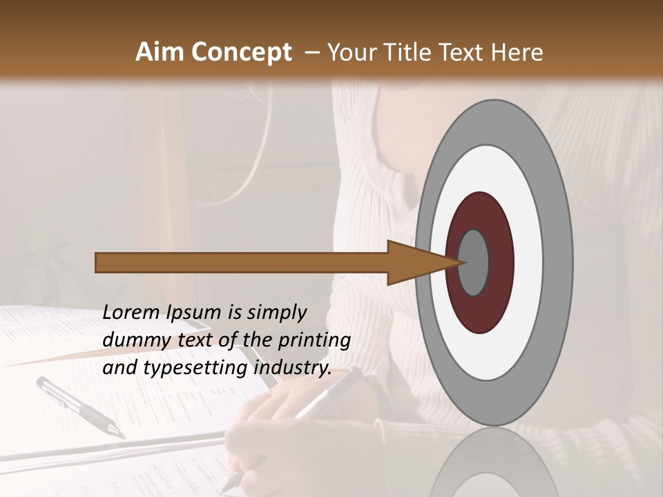 Upscale Luxury Home With Christmas Lights PowerPoint Template