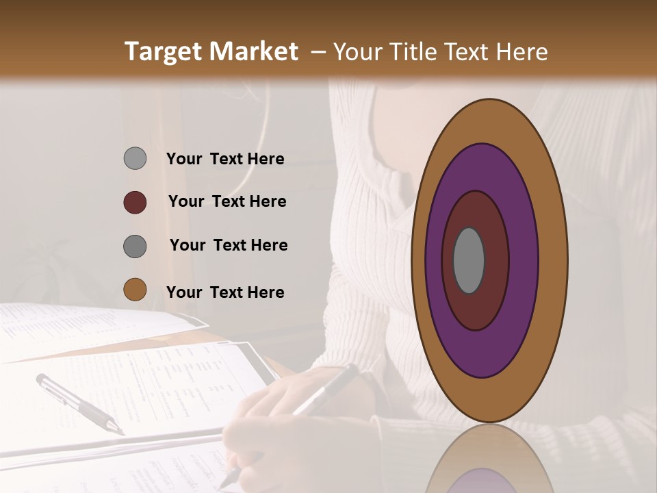 Upscale Luxury Home With Christmas Lights PowerPoint Template