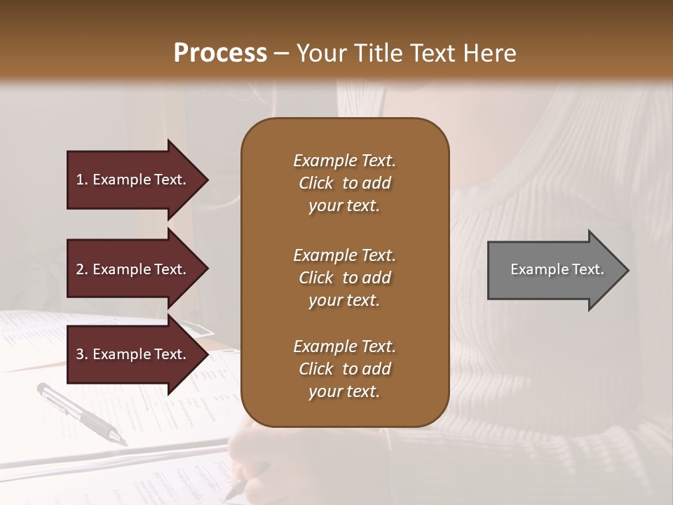 Upscale Luxury Home With Christmas Lights PowerPoint Template
