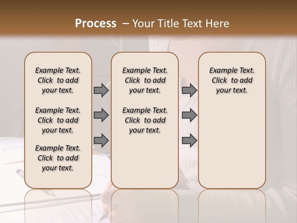 Upscale Luxury Home With Christmas Lights PowerPoint Template