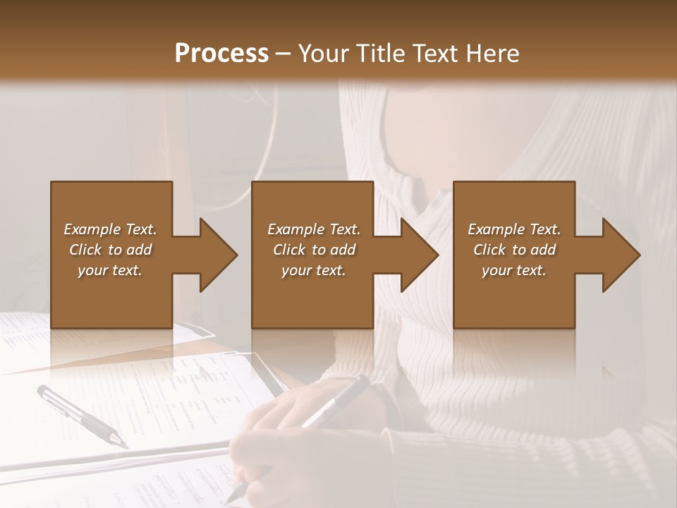 Upscale Luxury Home With Christmas Lights PowerPoint Template