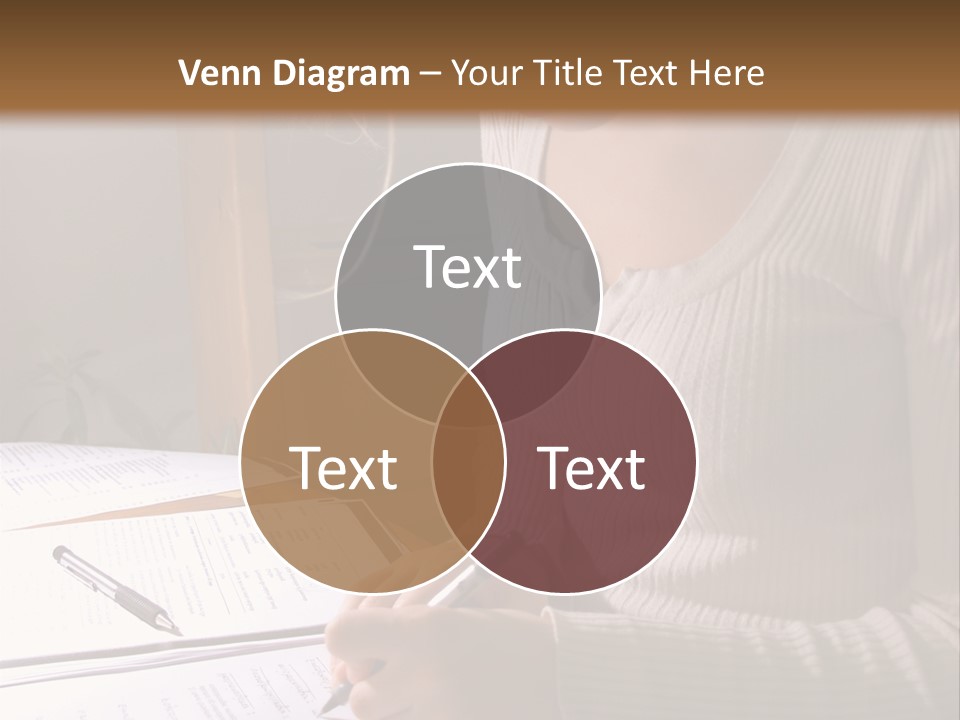 Upscale Luxury Home With Christmas Lights PowerPoint Template