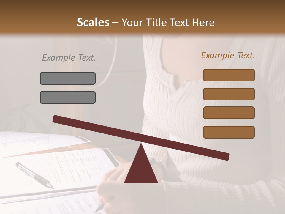 Upscale Luxury Home With Christmas Lights PowerPoint Template