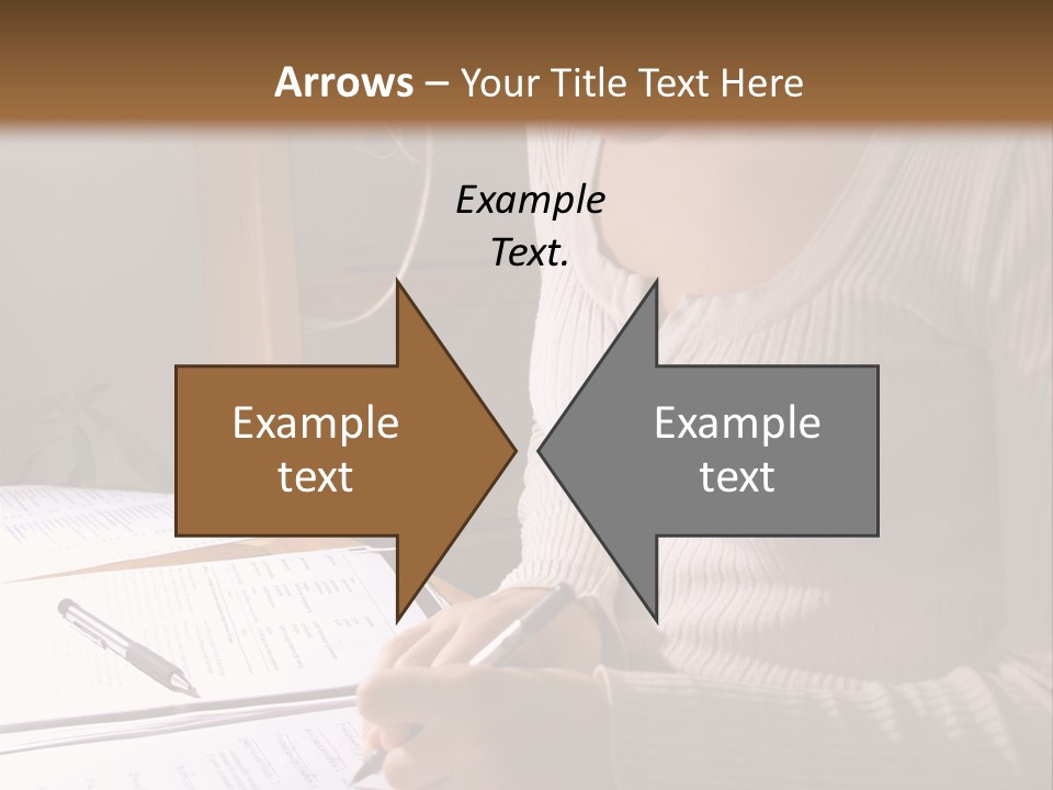 Upscale Luxury Home With Christmas Lights PowerPoint Template