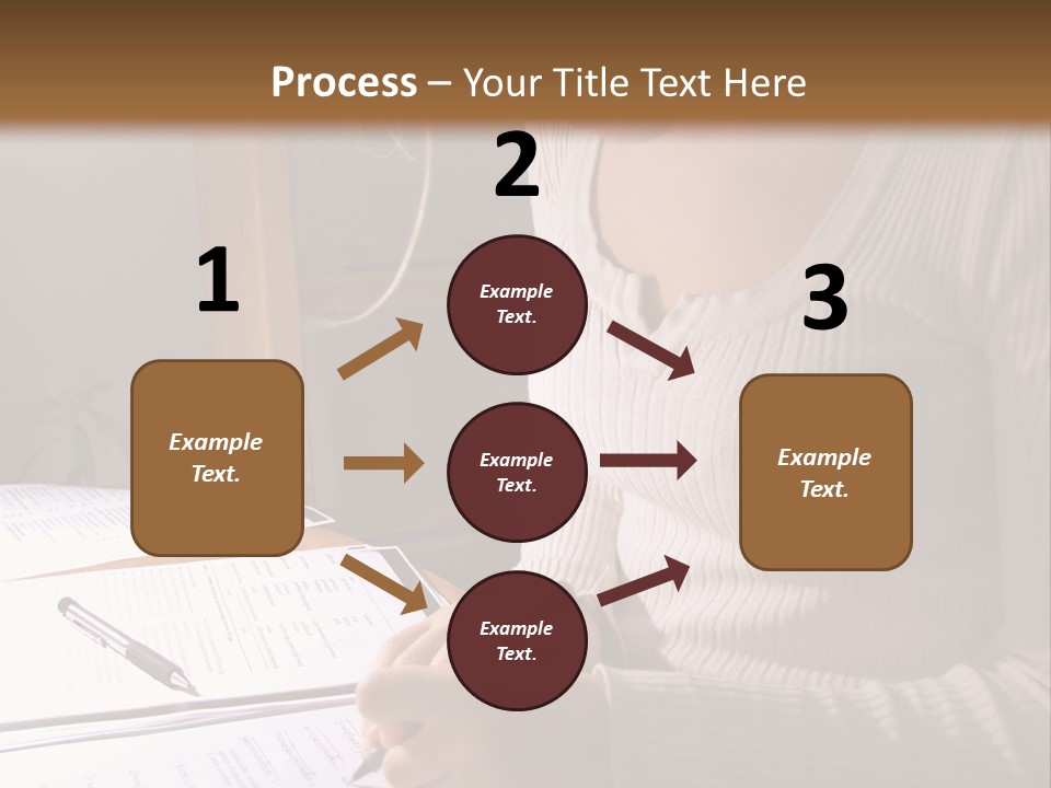 Upscale Luxury Home With Christmas Lights PowerPoint Template