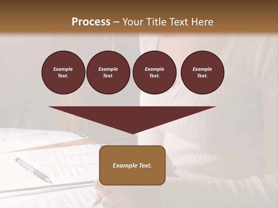 Upscale Luxury Home With Christmas Lights PowerPoint Template