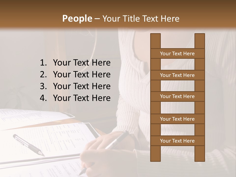 Upscale Luxury Home With Christmas Lights PowerPoint Template