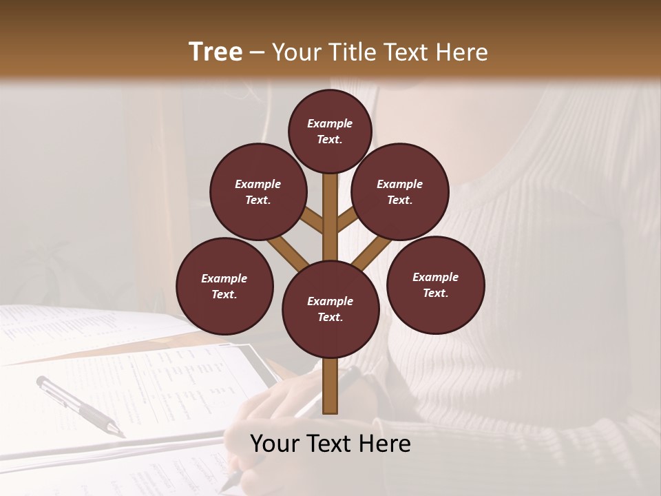 Upscale Luxury Home With Christmas Lights PowerPoint Template