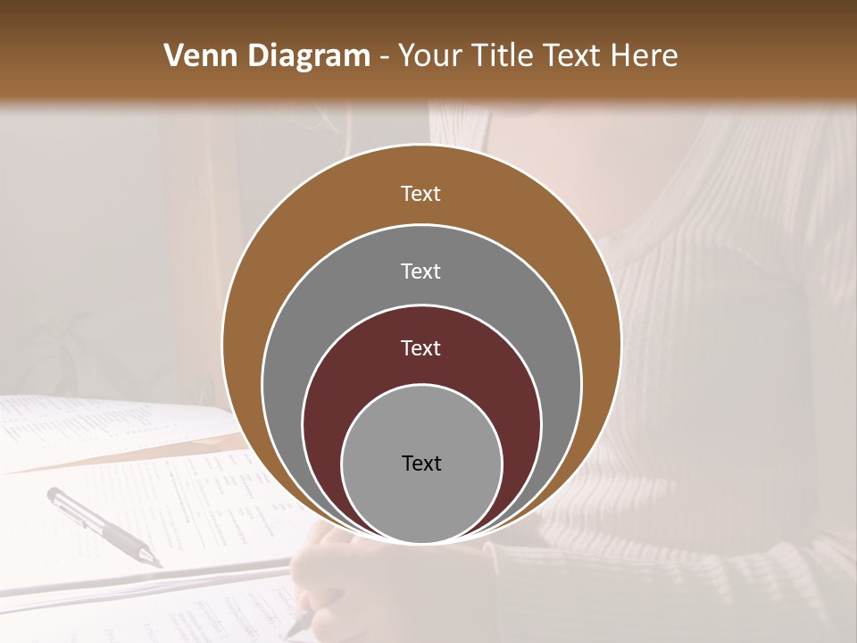 Upscale Luxury Home With Christmas Lights PowerPoint Template