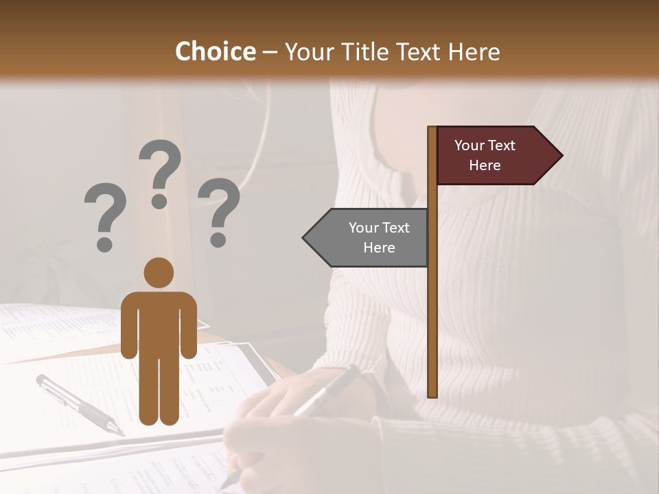 Upscale Luxury Home With Christmas Lights PowerPoint Template