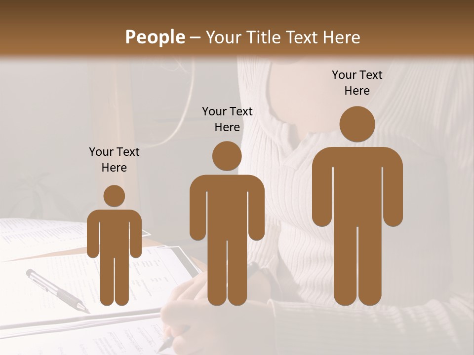 Upscale Luxury Home With Christmas Lights PowerPoint Template