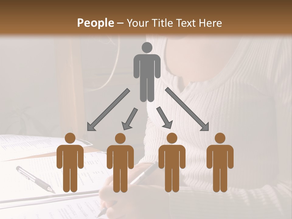 Upscale Luxury Home With Christmas Lights PowerPoint Template